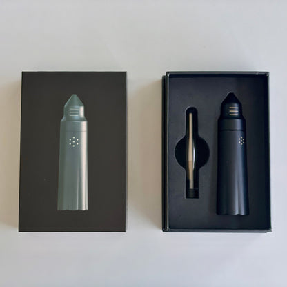 NUCLEUS BLOOM coffee preparation tool in packaging, featuring dual-needle system for better extraction.