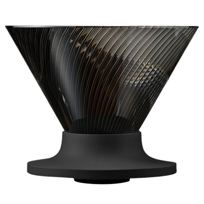 HARIO V60 NEO coffee dripper with 72 delicate ribs for refined flavor and minimal bitterness.