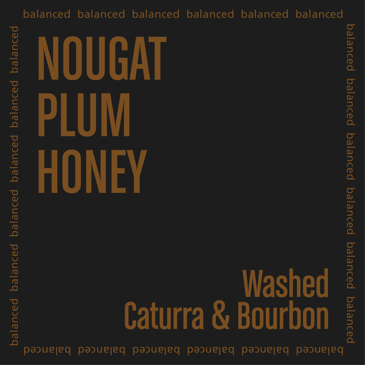 Atlas Coffee featuring nougat, plum, and honey notes with balanced flavor profile from Caturra & Bourbon beans.